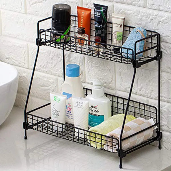 2 Layer Iron Kitchen Storage Rack