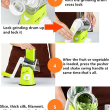 Multifunctional Manual Vegetable Spiral Slicer Cutter