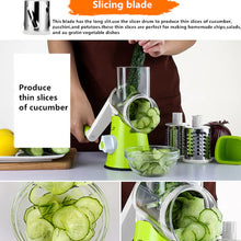 Multifunctional Manual Vegetable Spiral Slicer Cutter