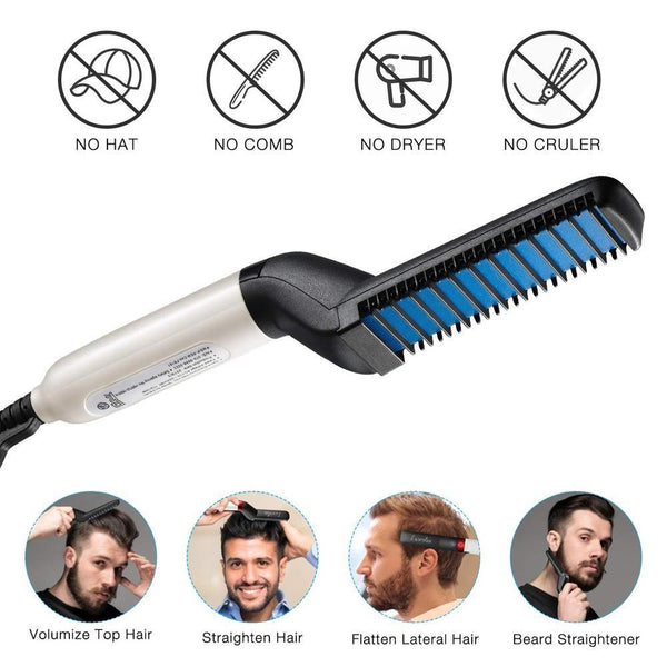 Beard Hair Brush Multi-functional Straightening Comb