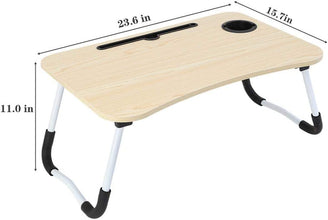 DISCOUNTERS™ Foldable Wooden Laptop Table