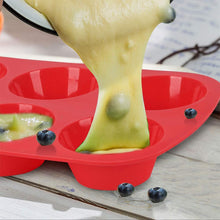 Silicone Non-Stick Muffin Pan 6-Cavity Mold